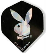 Playboy logo metallic
